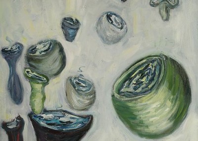 INFINITE SUPPLY 2, 2010, Oil on Canvas, 48x72in, Collection of Natalie St. Louis, Sudbury, ON